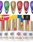 6 Colors Cat Magnetic Gel Polish Set 7ml