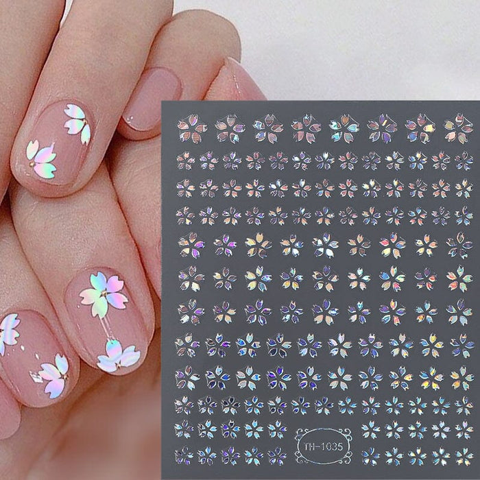 Flowers 3D Nail Sticker TH-1035