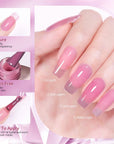 X-Jelly Gel HEMA FREE Semi Jelly Gel Pink #05 15ml