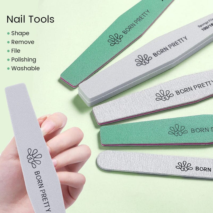 4pcs Washable Nail Files