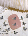 20pcs Butterfly Metal Nail Decoration