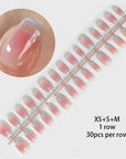 30pcs Full Cover Press on Nail Tips