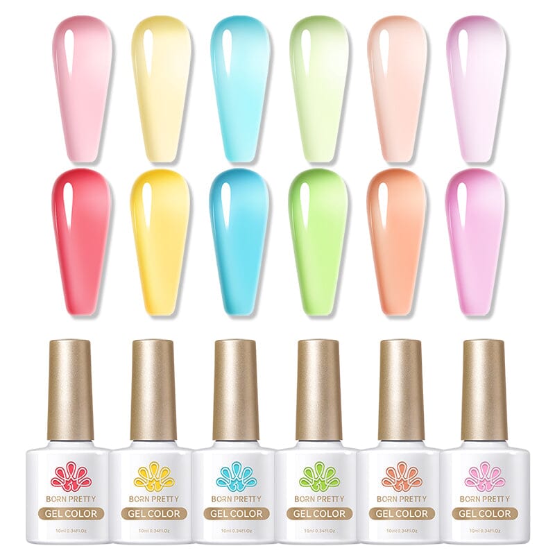 Pastel - 6 Colors Gel Polish Set 10ml