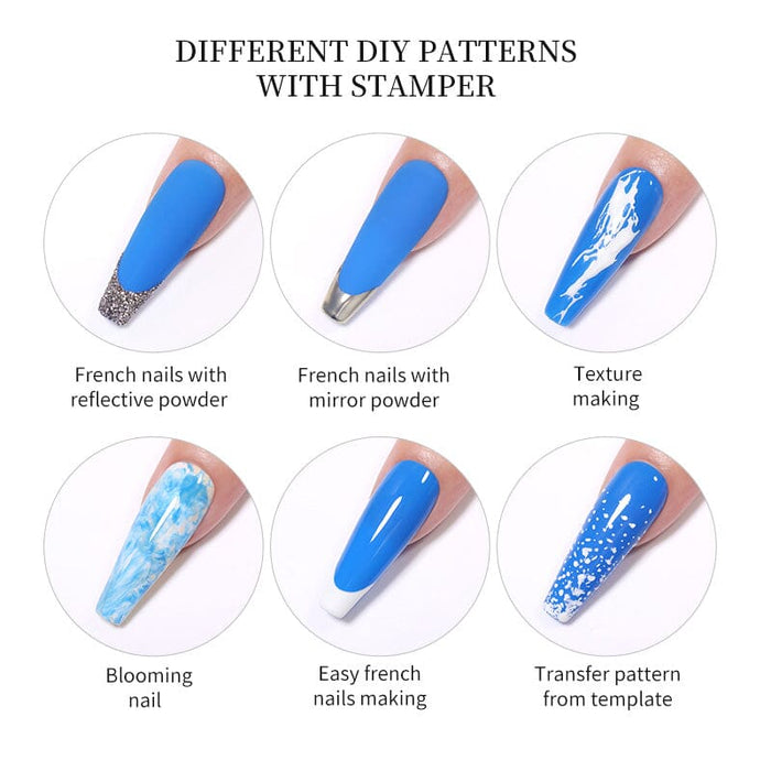 Transparent Nail Stamper Scraper