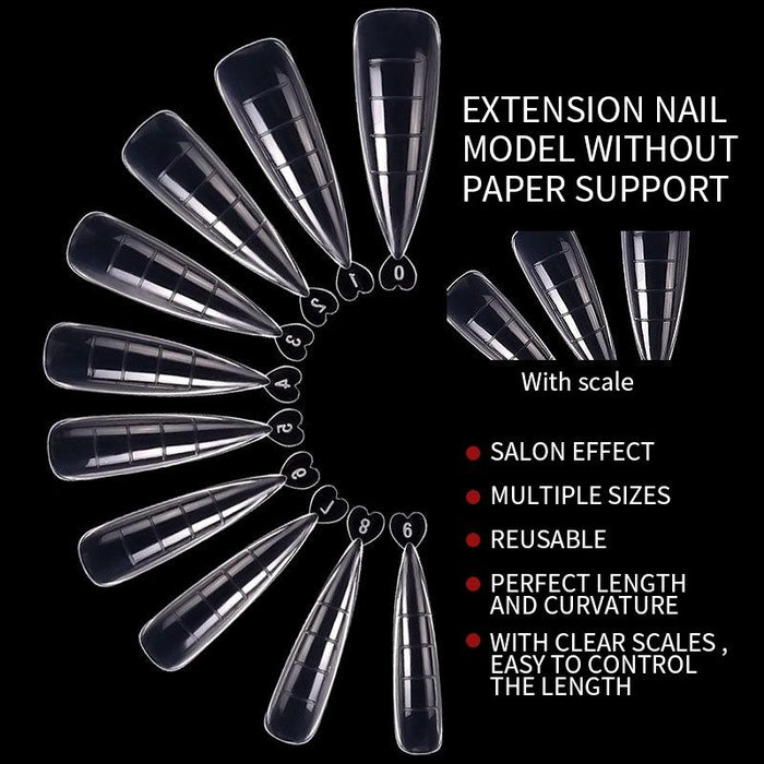 100pcs Extension Nail Molds