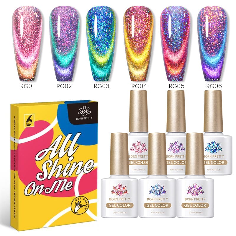 6 Colors Cat Magnetic Gel Polish Set 10ml