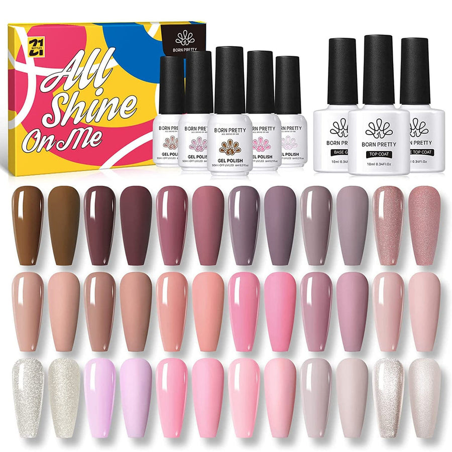 21pcs Gel Polish Set Modern Romance Collection 6ml