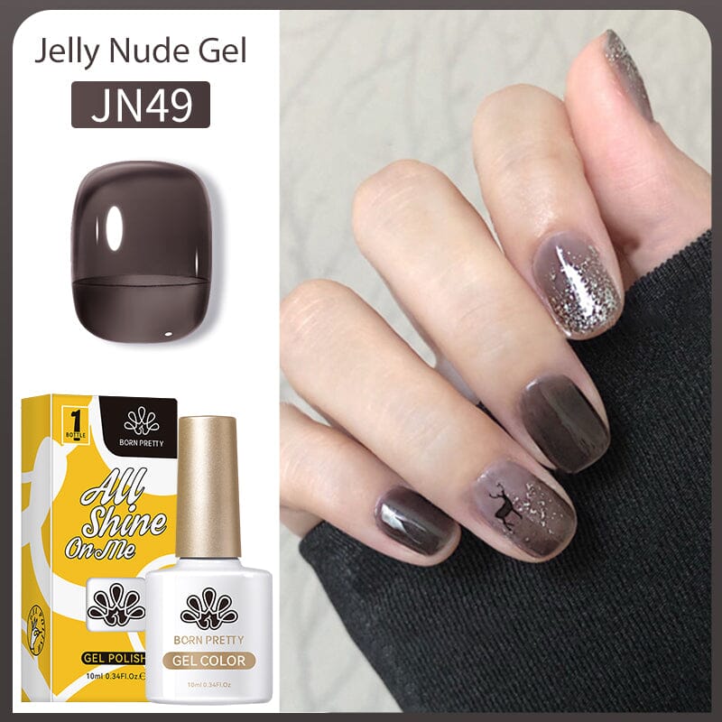 TikTok Metallic Panting Gel & Jelly Nude Gel Kit