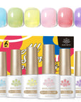 6 Colors Hey Candy Semi Jelly Gel Polish Set 7ml