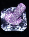 Reflective Glitter Nail Powder Violet Laser Shining #06