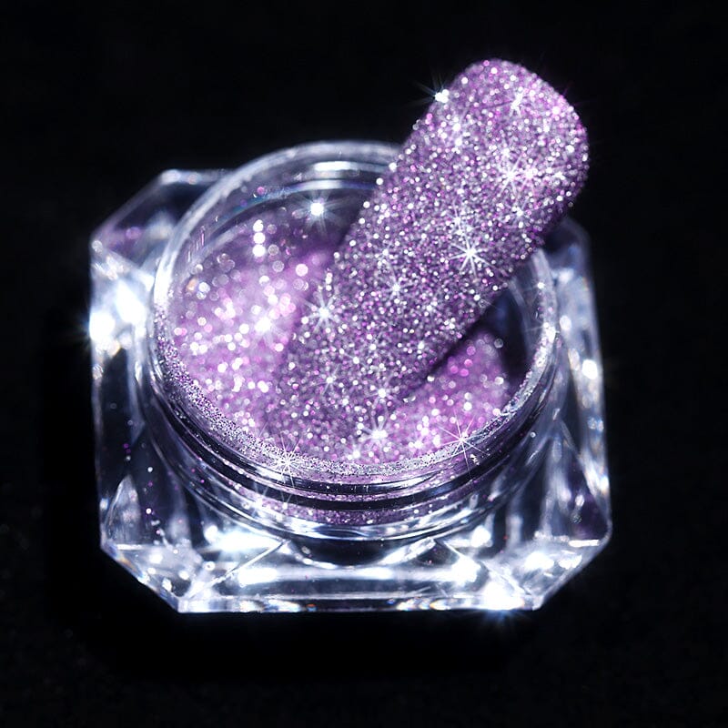 Reflective Glitter Nail Powder Violet Laser Shining #06