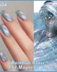 Rainbow Glass Cat Magnetic Gel Polish 10ml