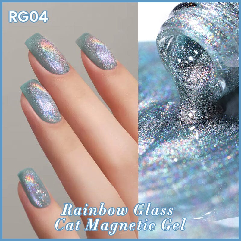 Rainbow Glass Cat Magnetic Gel Polish 10ml