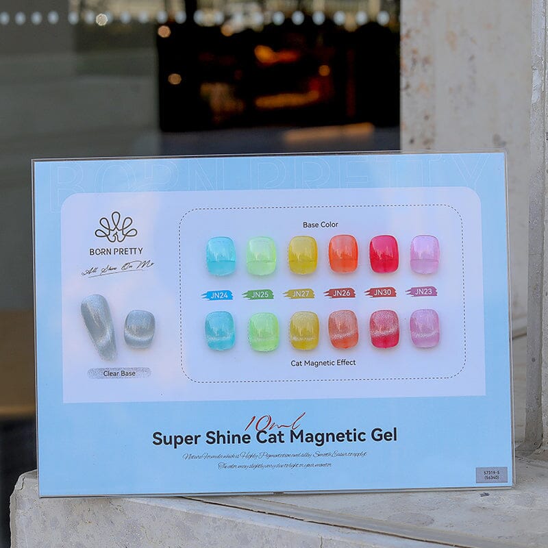 Color Chart Card for Super Shine Cat Magnetic Gel