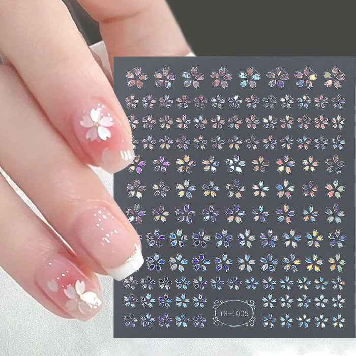 Flowers 3D Nail Sticker TH-1035