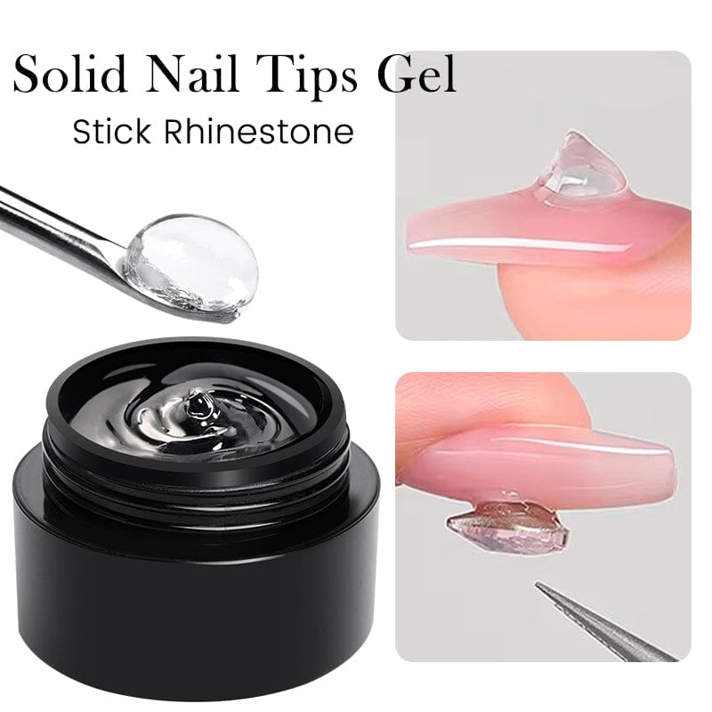 Clear Solid Nail Tips Gel 5ml