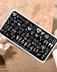 Nail Stamping Plate Valentine's Day-L002