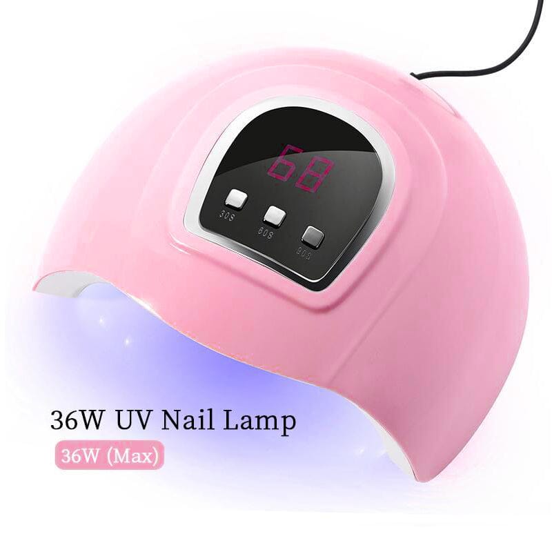 36W Pink UV LED Nail Lamp