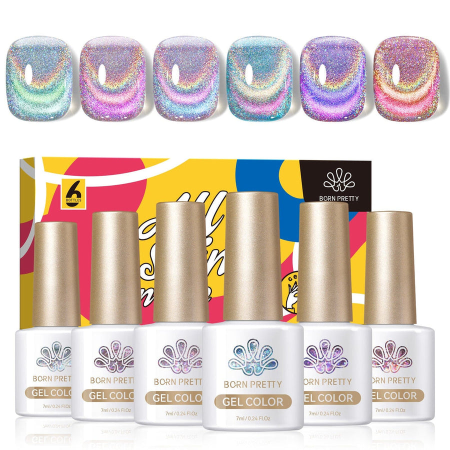 6 Colors Cat Magnetic Gel Polish Set 7ml