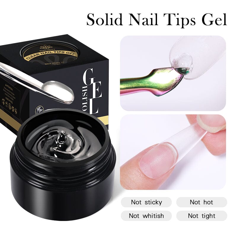 Clear Nail Tips Gel 30ml