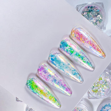 Aurora Nail Glitter Flakes