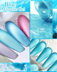 18 Colors Sea Blue Cat Magnetic Gel Set 10ml