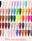 66pcs Color Gel Polish Set 01 15ml