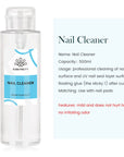 500ml Nail Cleaner Gel Remover Brush Cleaner