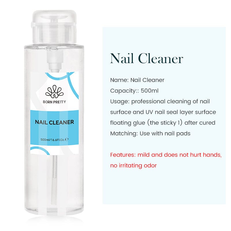 500ml Nail Cleaner Gel Remover Brush Cleaner