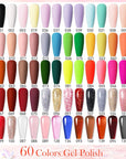 66pcs Color Gel Polish Set 01 15ml