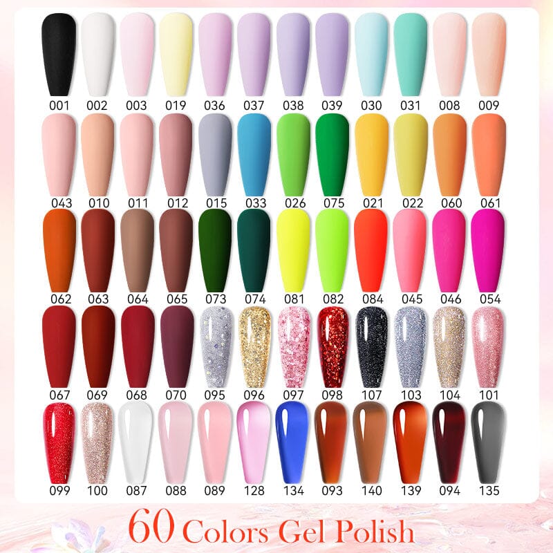 66pcs Color Gel Polish Set 01 15ml