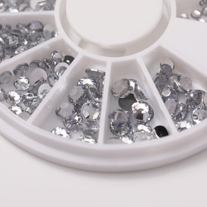 3D Nail Rhinestones in Wheel