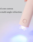 3W LED Nail Lamp 180MAH Type-c Rechargeable White