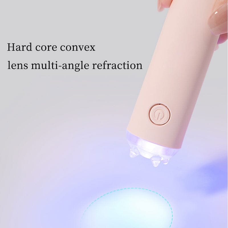 3W LED Nail Lamp 180MAH Type-c Rechargeable White