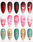 Nail Stamping Plate Valentine's Day-L002