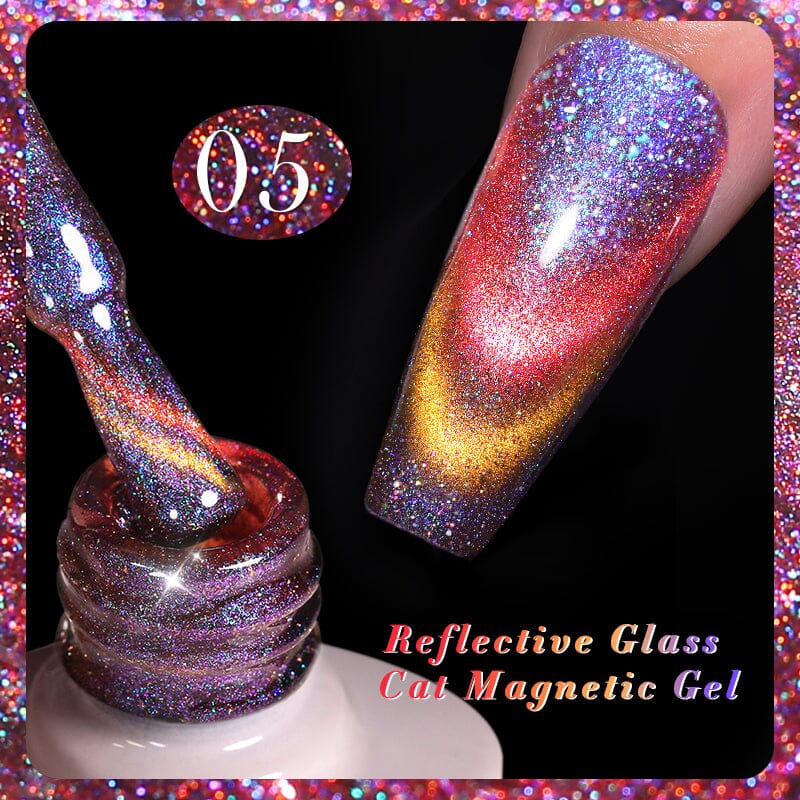 Reflective Glass Cat Magnetic Gel Polish 10ml