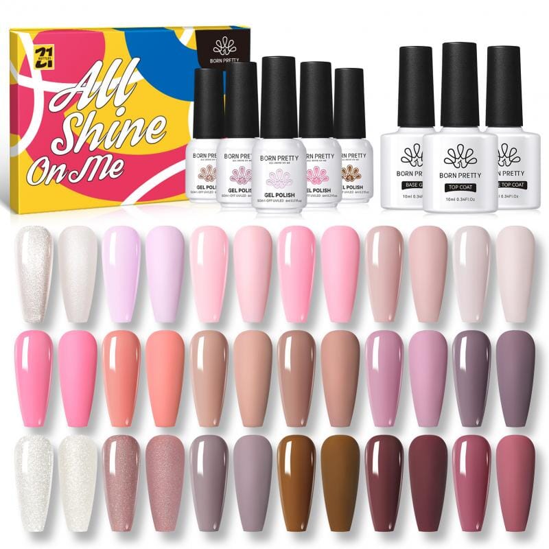 21pcs Gel Polish Set Modern Romance Collection 6ml