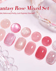 6 Colors Gel Polish Fantasy Rose Mixed Set 7ml