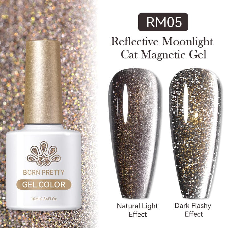 Reflective Moonlight Cat Magnetic Gel 10ml