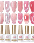 6 Colors Gel Polish Fantasy Rose Mixed Set 7ml