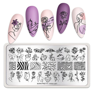 Nail Stamping Plate Artist-L021