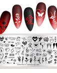 Nail Stamping Plate Valentine's Day-L002