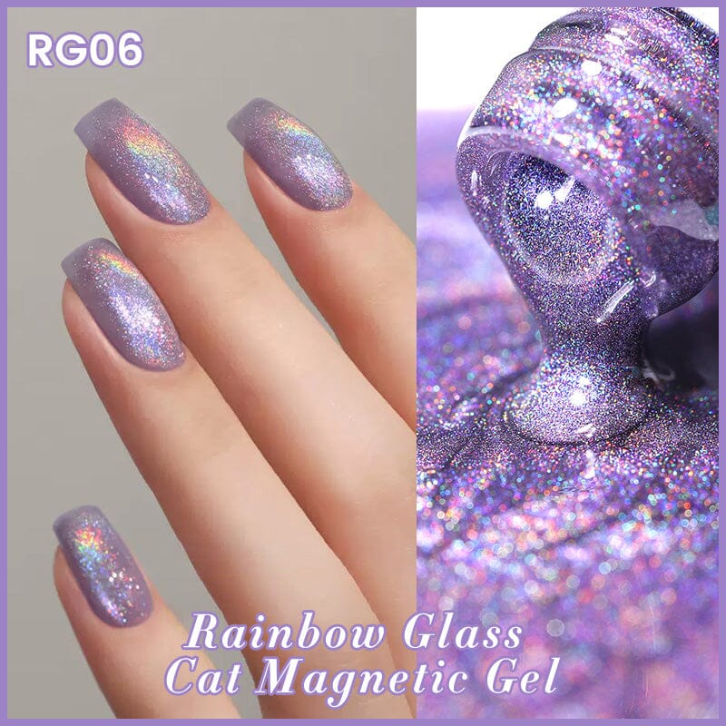 Rainbow Glass Cat Magnetic Gel Polish 10ml