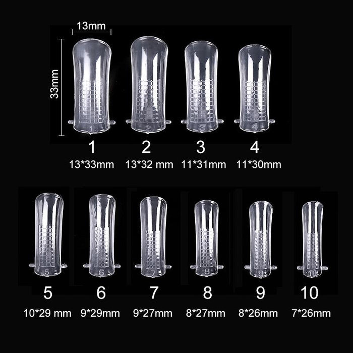 100pcs Extension Nail Mold Tips