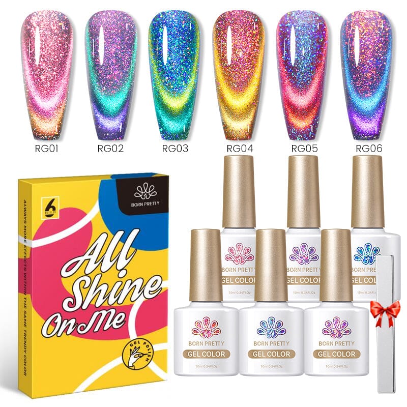 6 Colors Cat Magnetic Gel Polish Set 10ml