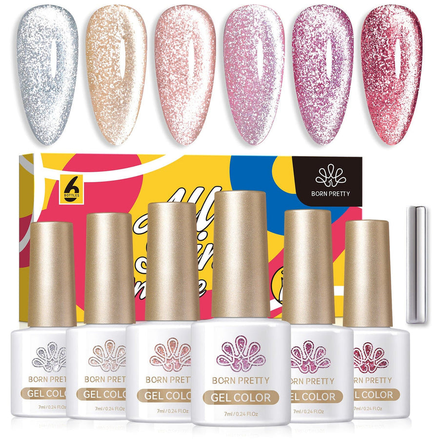 6 Colors Cat Magnetic Gel Polish Set 7ml