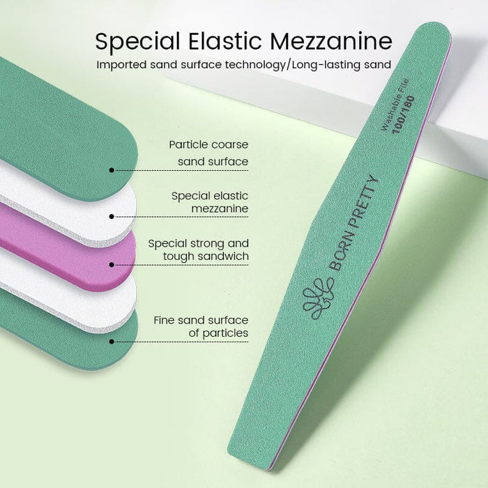 4pcs Washable Nail Files