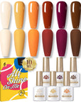 6 Colors Elk Maple Gel Polish Set 10ml