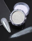 Silver Gradient Auroras Pearl Nail Powder #07