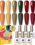 6 Colors Wonderful Christmas Gel Polish Set 10ml